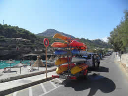 Guide to Cala San Vicente - Tourist and Travel Information, Hotels, Windsurfers at Cala Molins